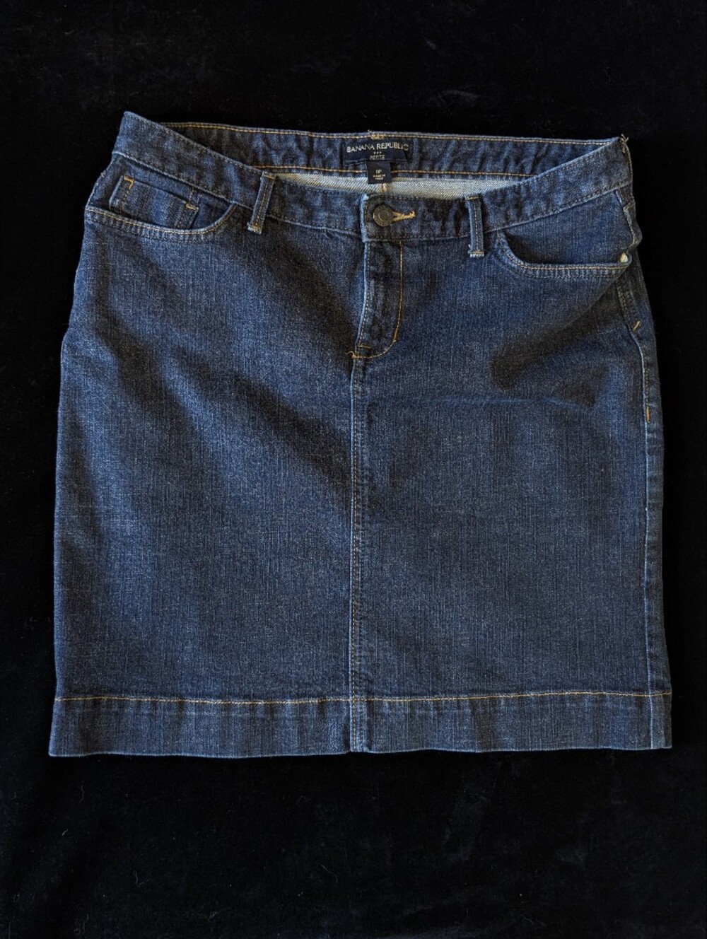 Banana Republic Dark Blue Denim Skirt